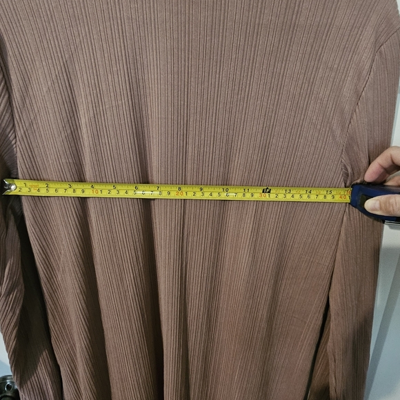 Maurices Long Ribbed Cardigan in Dusty Pink - Picture 6 of 10